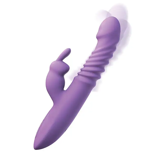 Fantasy for Her Ultimate Thrusting Silicone Rabbit - Purple - Vibrators