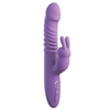 Fantasy for Her Ultimate Thrusting Silicone Rabbit - Purple - Vibrators