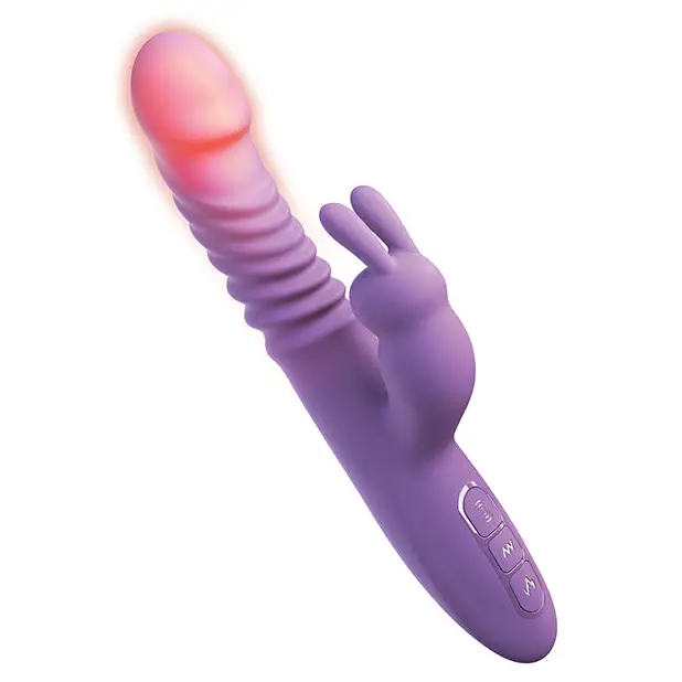 Fantasy for Her Ultimate Thrusting Silicone Rabbit - Purple - Vibrators