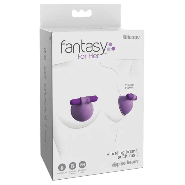 Fantasy For Her Vibrating Breast Suck-Hers - Stimulators