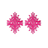Fantasy UV Reactive Jeweled Pasties - Neon Pink O/S - Lingerie - Plus/Queen - Packaged