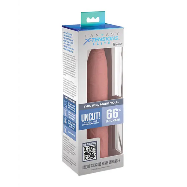 Fantasy X-tensions Elite Uncut 7’’ Extension Sleeve - Light - Penis Enhancement