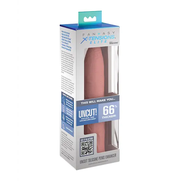 Fantasy X-tensions Elite Uncut 7’’ Extension Sleeve - Light - Penis Enhancement