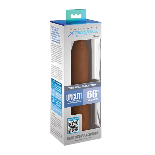 Fantasy X-tensions Elite Uncut 7’’ Extension Sleeve - Tan - Penis Enhancement
