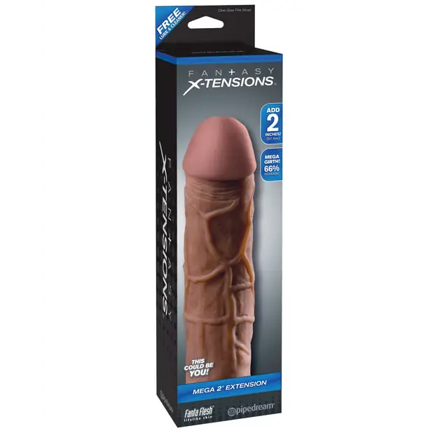 Fantasy X-tensions Mega 2’’ Extension - Brown - Penis Enhancement