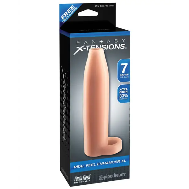 Fantasy X-tensions Real Feel Enhancer XL - Flesh - Penis Enhancement