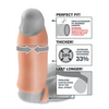 Fantasy X-tensions Real Feel Enhancer XL - Flesh - Penis Enhancement