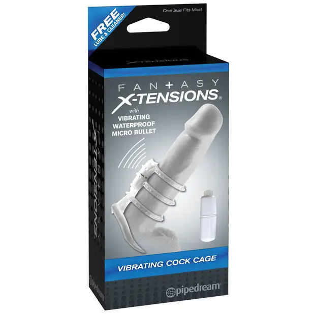 Fantasy X-tensions Vibrating Cock Cage - Penis Enhancement
