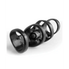 Fantasy X-tensions Vibrating Power Cage - Black - Penis Enhancement