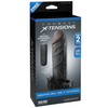 Fantasy X-tensions Vibrating Real Feel 2’’ Extension w/Ball Strap - Black - Penis Enhancement