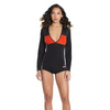 Fashion Stretch Knit Race Car Romper Black/Red O/S - Costumes