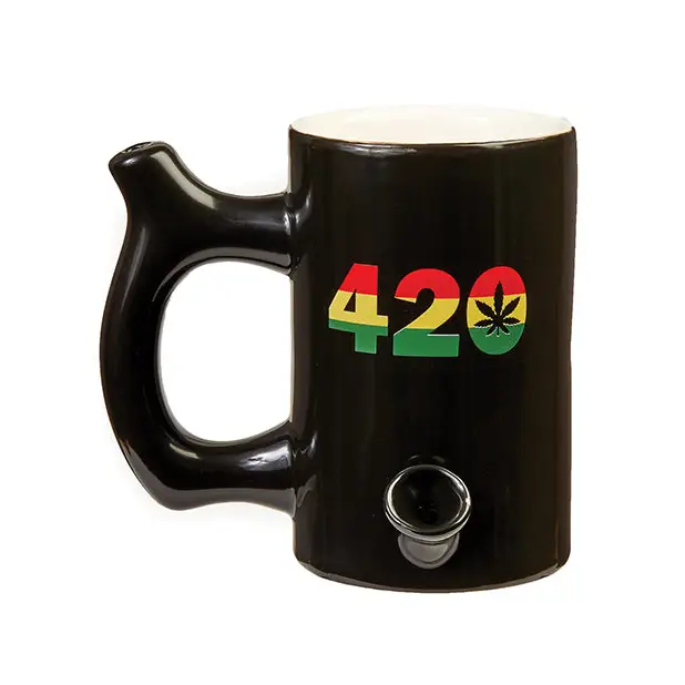 Fashioncraft Large Mug - 420 Black Rasta - Novelties
