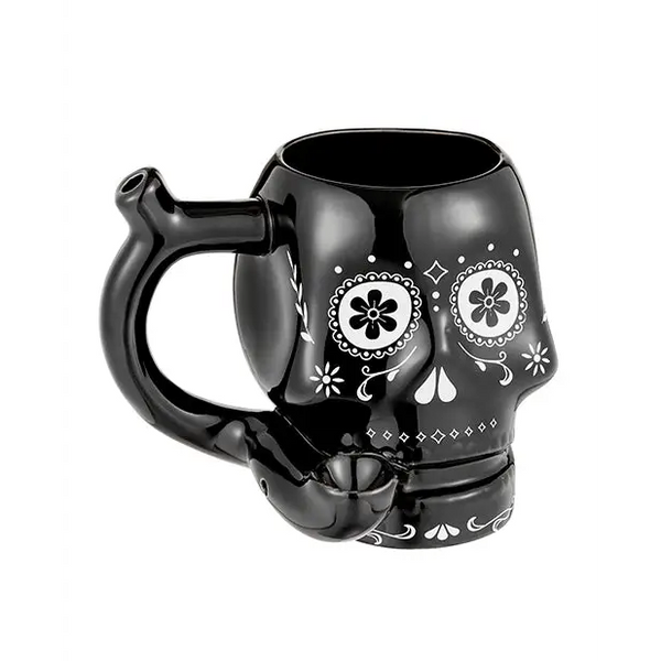 Fashioncraft Novelty Mug - Black Skull - Novelties
