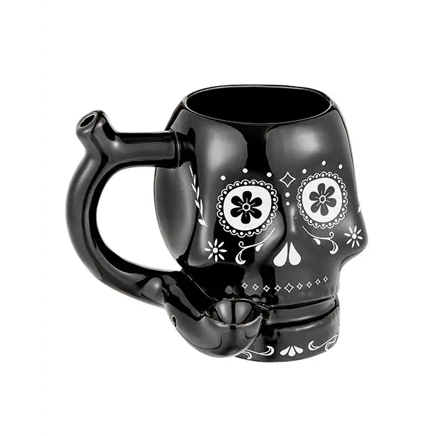 Fashioncraft Novelty Mug - Black Skull - Novelties