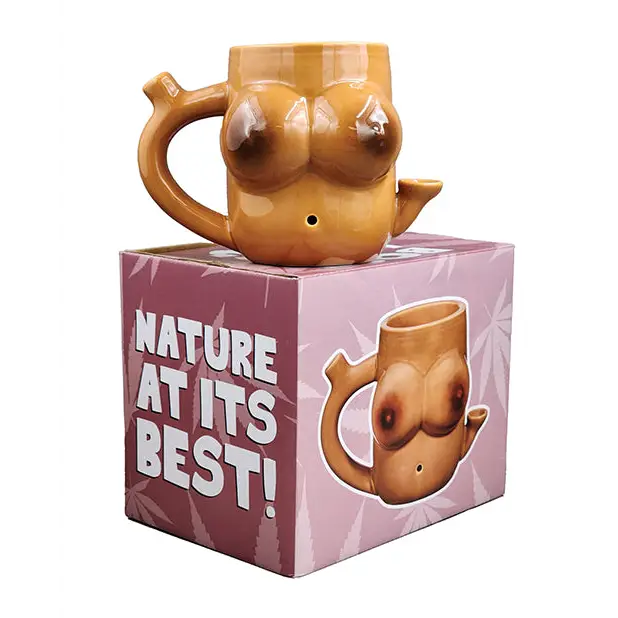 Fashioncraft Novelty Mug - Boobs Brown - Novelties