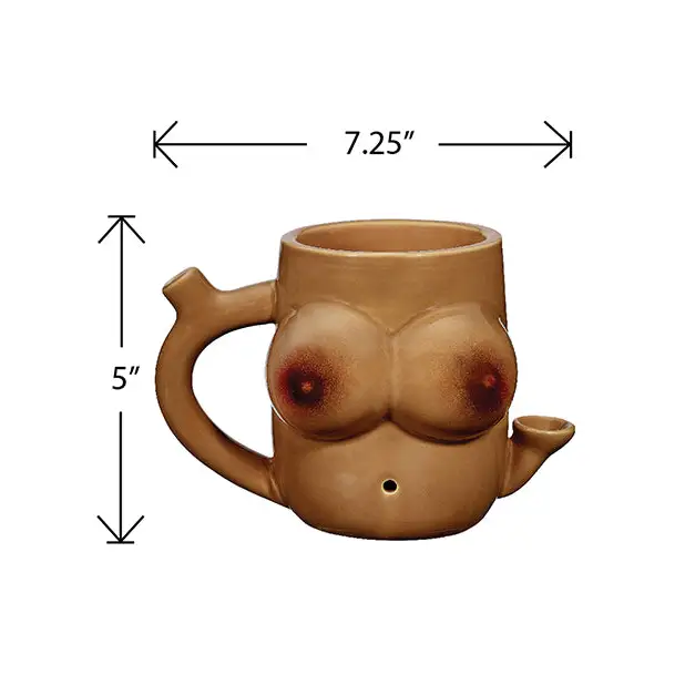 Fashioncraft Novelty Mug - Boobs Brown - Novelties