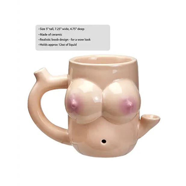 Fashioncraft Novelty Mug - Boobs Ivory - Novelties