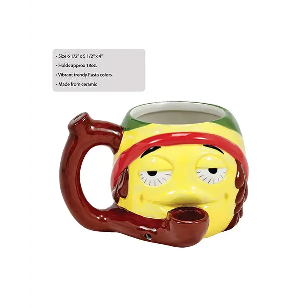 Fashioncraft Novelty Mug - Rasta Emoji - Novelties