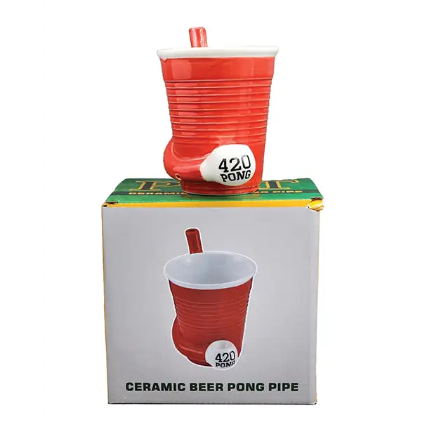 Fashioncraft Novelty Mug - Red Beer Pong - Novelties
