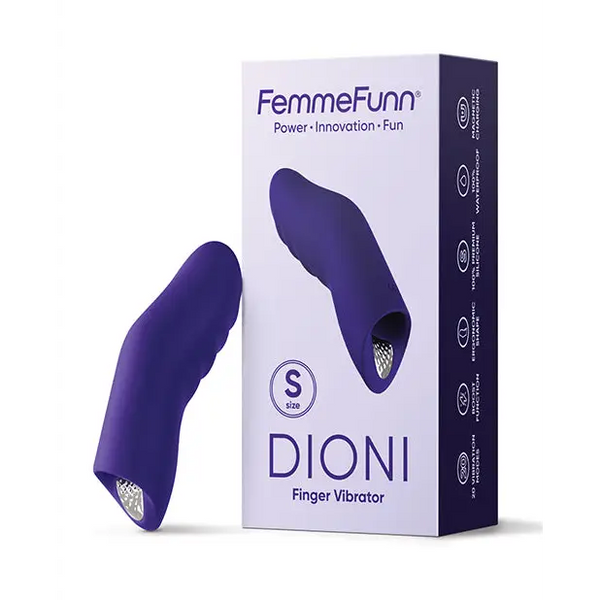 Femme Funn Dioni Wearable Finger Vibe - Small Dark Purple - Vibrators