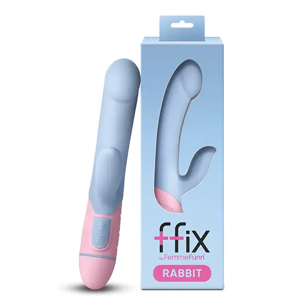 Femme Funn Ffix Rabbit - Blue/Pink - Vibrators