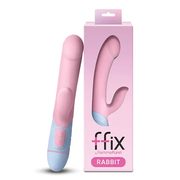 Femme Funn Ffix Rabbit - Pink/Blue - Vibrators