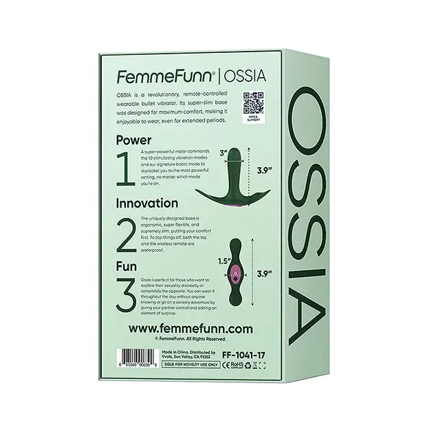 Femme Funn Ossia Wearable Vibrator - Dark Green - Vibrators