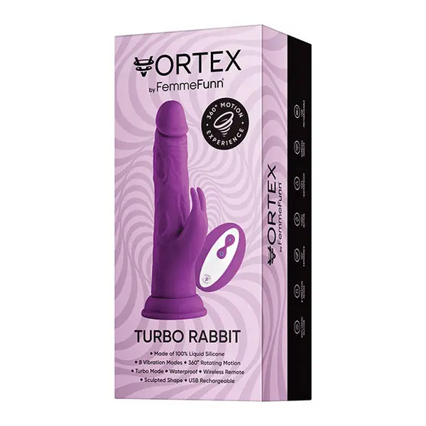 Femme Funn Wireless Turbo Rabbit 2.0 - Purple - Dongs & Dildos