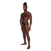 Fetish Cyclops Nylon Spandex Pouchless Jock Strap Black L/XL - Lingerie - Packaged