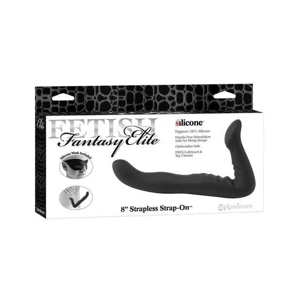 Fetish Fantasy Elite 8’’ Strapless Strap On - Black - Strap Ons