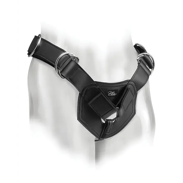 Fetish Fantasy Elite Universal Heavy Duty Harness - Compatible w/Any Silicone Dildo - Strap Ons