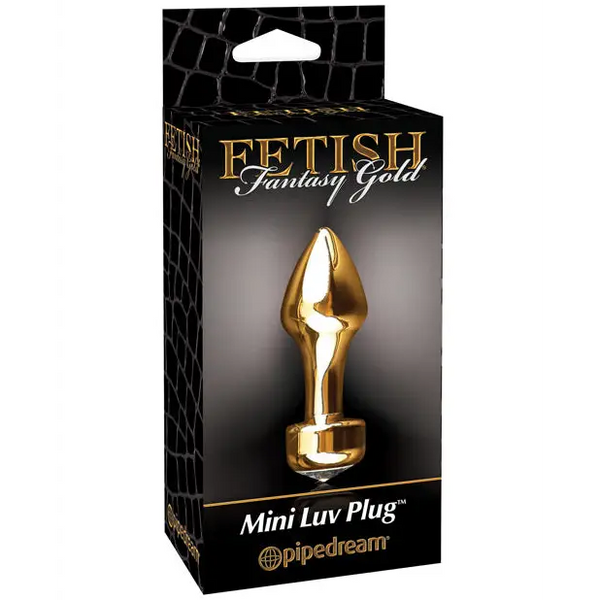 Fetish Fantasy Gold Mini Luv Plug - Gold - Anal Products