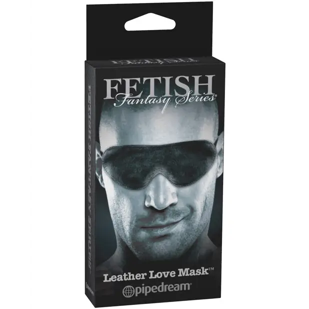 Fetish Fantasy Limited Edition Leather Love Mask - Bondage Blindfolds & Restraints