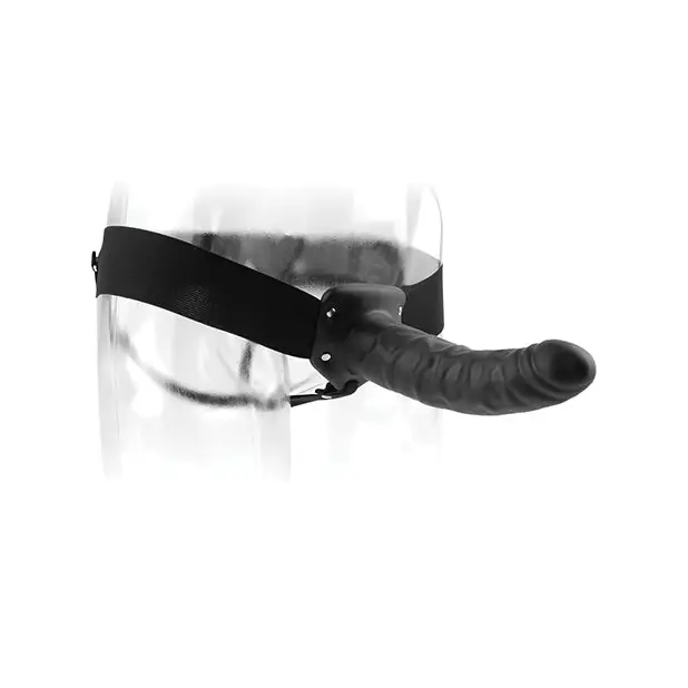 Fetish Fantasy Series 8’’ Hollow Strap On - Black - Strap Ons