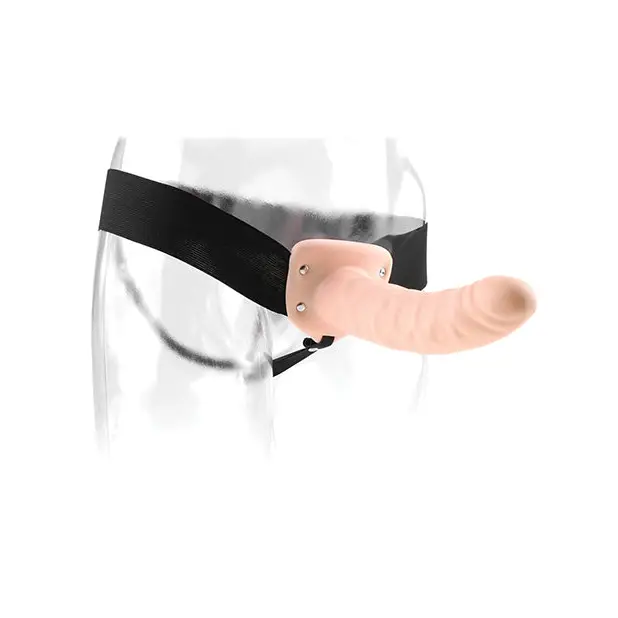 Fetish Fantasy Series 8’’ Hollow Strap On - Flesh - Strap Ons