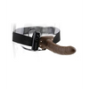 Fetish Fantasy Series 8’’ Vibrating Hollow Strap On - Brown - Strap Ons