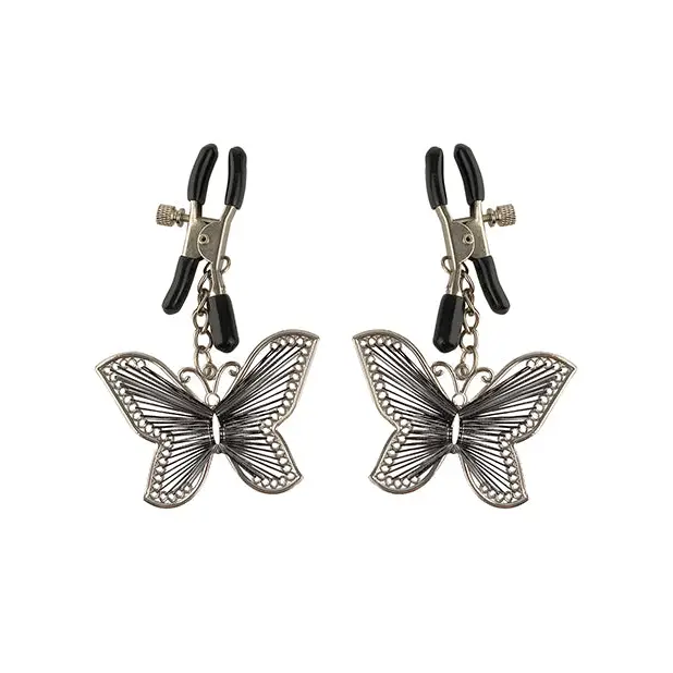 Fetish Fantasy Series Butterfly Nipple Clamps - Bondage Blindfolds & Restraints