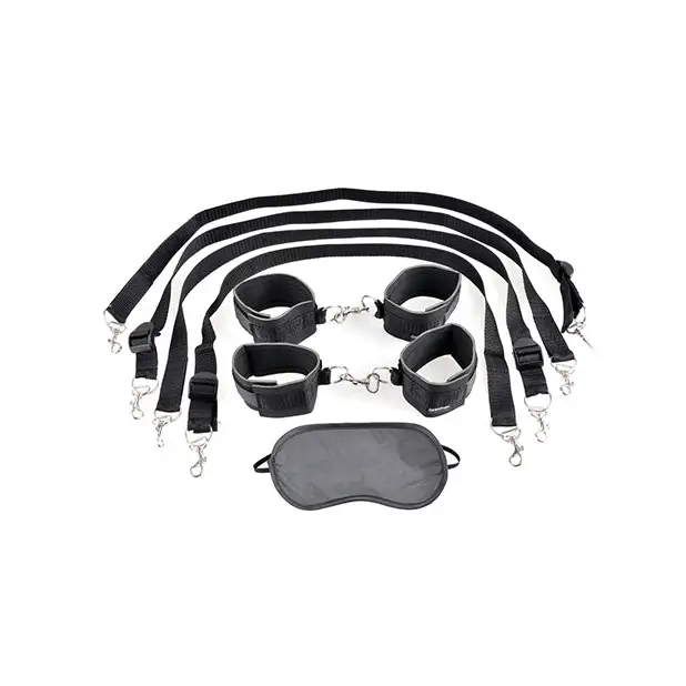 Fetish Fantasy Series Cuff & Tether Set - Bondage Blindfolds & Restraints
