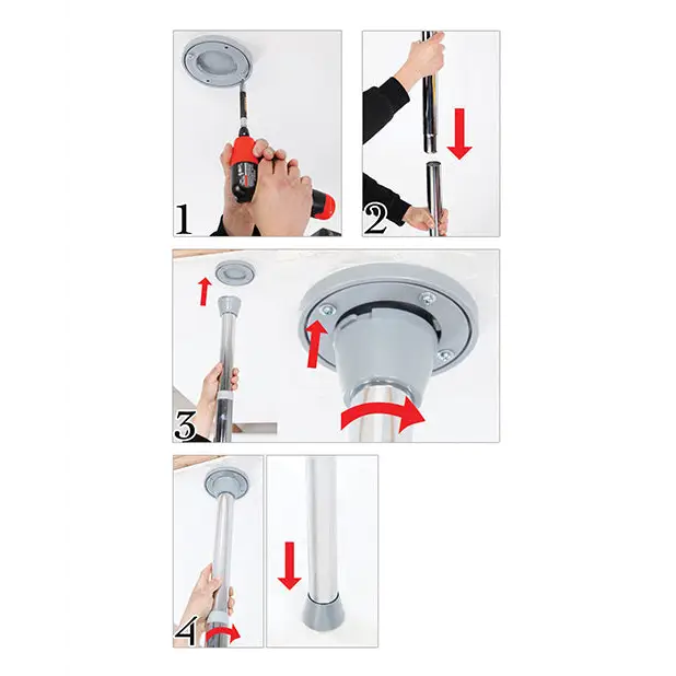 Fetish Fantasy Series Fantasy Dance Pole - Position Aids & Swings