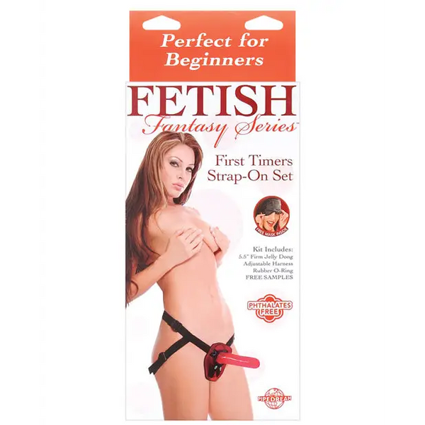 Fetish Fantasy Series First Timers Strap-On Set - Red - Strap Ons