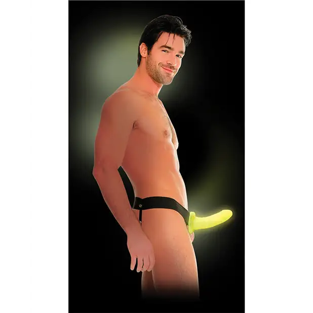 Fetish Fantasy Series For Him or Her Hollow Strap On - Glow In The Dark - Strap Ons