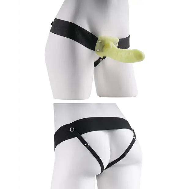 Fetish Fantasy Series For Him or Her Hollow Strap On - Glow In The Dark - Strap Ons