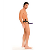 Fetish Fantasy Series for Him or Her Vibrating Hollow Strap-On - Purple - Strap Ons