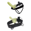 Fetish Fantasy Series for Him or Her Vibrating Hollow Strap On - Glow in the Dark - Strap Ons