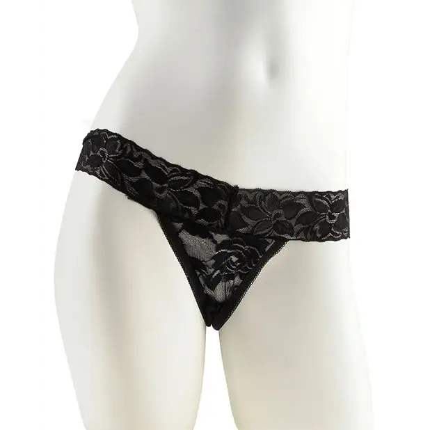Fetish Fantasy Series Hanky Spank Me Plus Size Vibrating Panties - Black - Stimulators