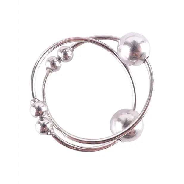 Fetish Fantasy Series Nipple Bull Rings - Silver - Bondage Blindfolds & Restraints