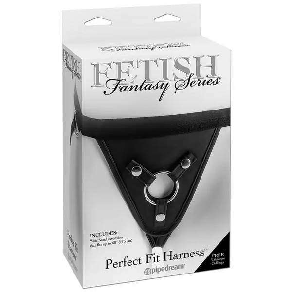 Fetish Fantasy Series Perfect Fit Harness - Black - Strap Ons