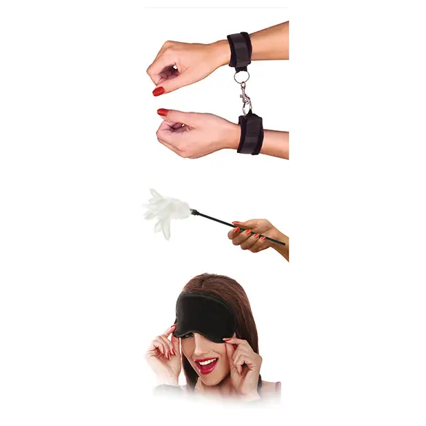 Fetish Fantasy Series Sensual Seduction Kit - Bondage Blindfolds & Restraints