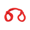 Fetish Fantasy Series Silk Rope Love Cuffs - Red - Bondage Blindfolds & Restraints