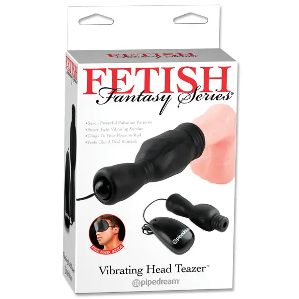Fetish Fantasy Series Vibrating Head Teazer - Black - Dolls & Masturbators
